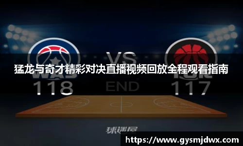 猛龙与奇才精彩对决直播视频回放全程观看指南