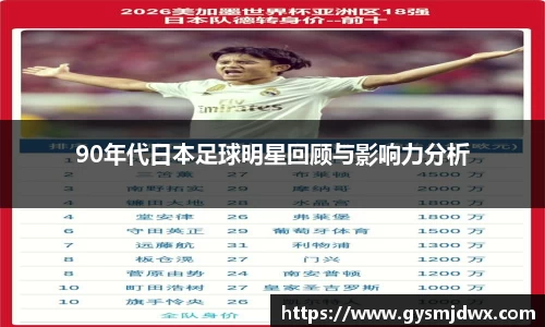 90年代日本足球明星回顾与影响力分析